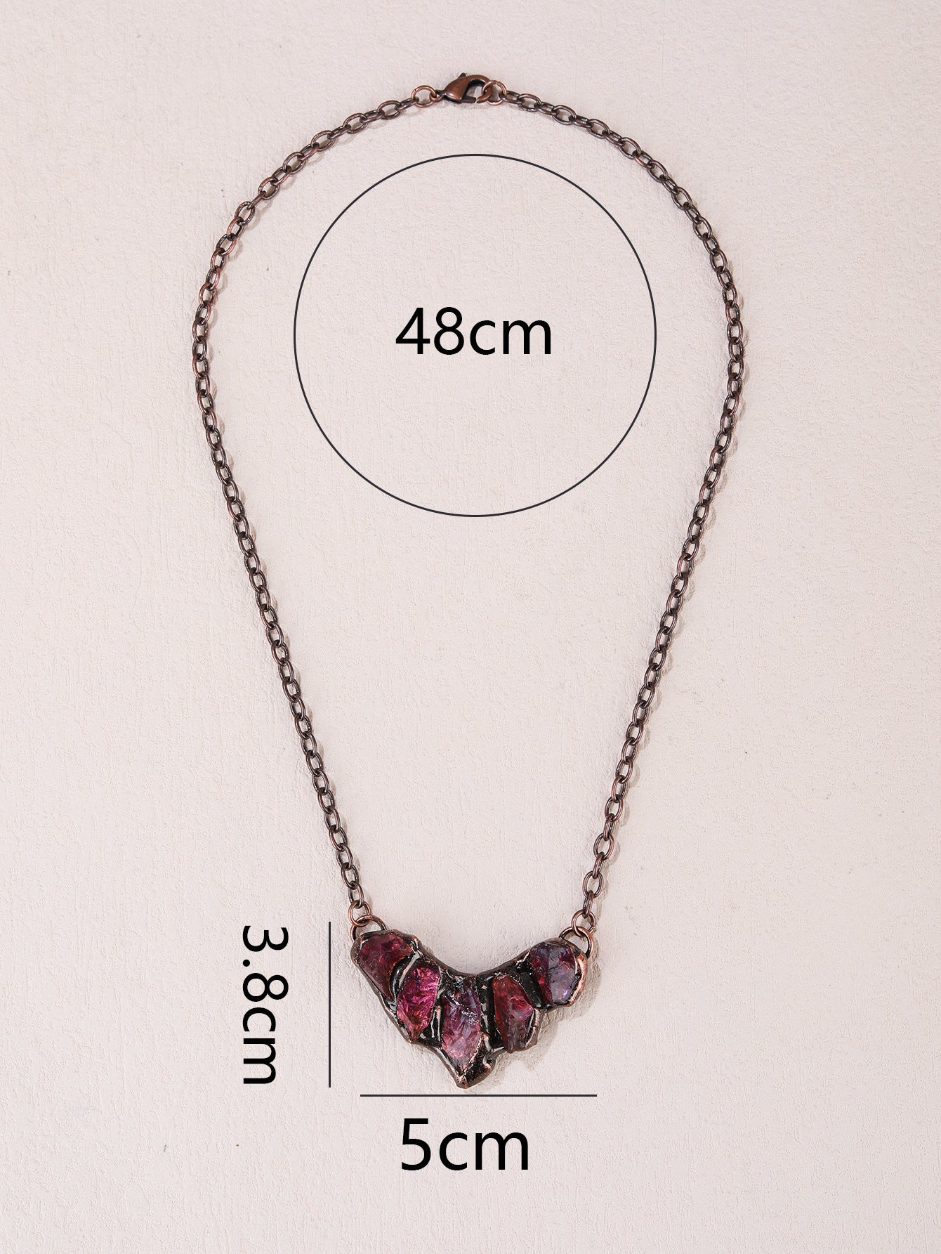 Soul Harmony Raw Crystal Necklace – Handcrafted Energy Pendant for Peace, Clarity & Prosperity