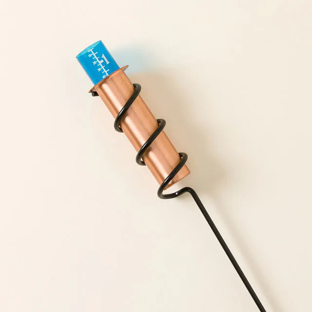 Copper Rain Gauge, Tabletop Copper Rain Gauge