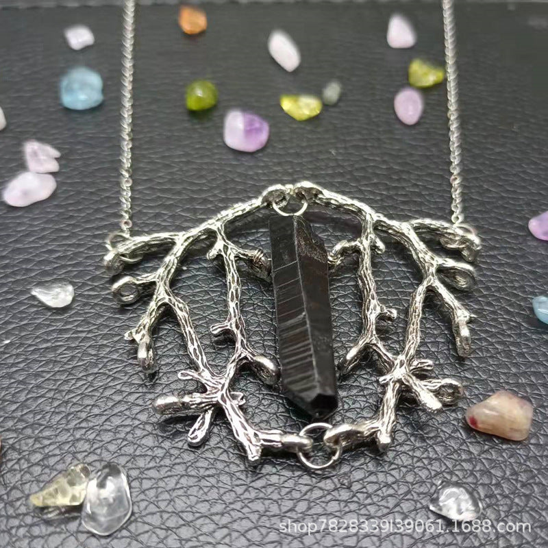 Mystic Tree of Life Crystal Necklace