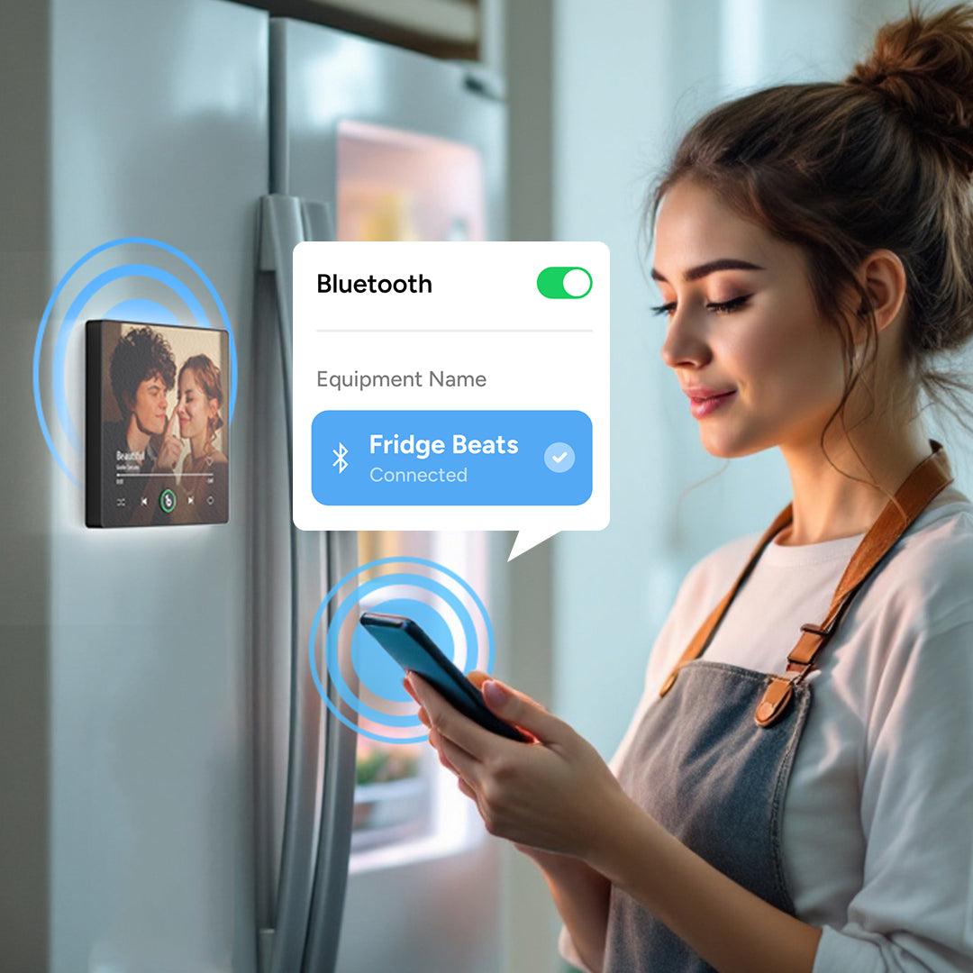 Custom Music Fridge Magnet New 4.0 Upgrade Colorful Frame Album Fridge Magnet Music Wall Photo Sticker Music Movement That Can Be Played Valentine's Day Gift