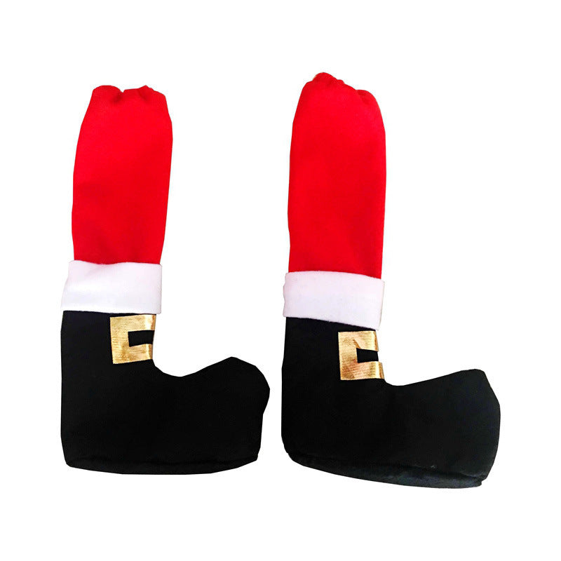 Christmas Santa Boot Chair Leg Covers – 4 Pack / 8 Pack / 12 Pack