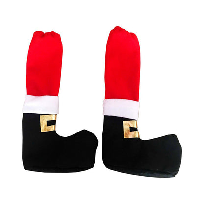 Christmas Santa Boot Chair Leg Covers – 4 Pack / 8 Pack / 12 Pack
