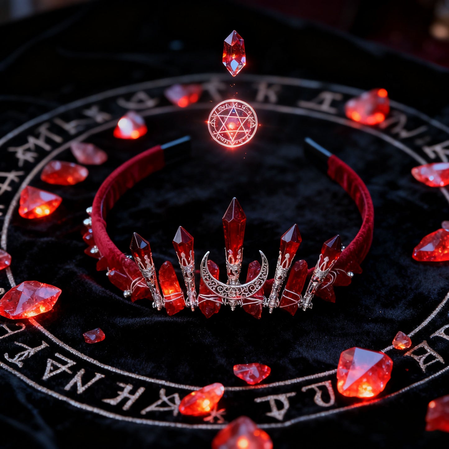 Celestial Crystal Crown — Handcrafted Energy Healing Headpiece