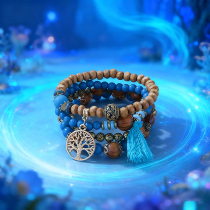 Tree of Life Energy Beaded Bracelet Set
