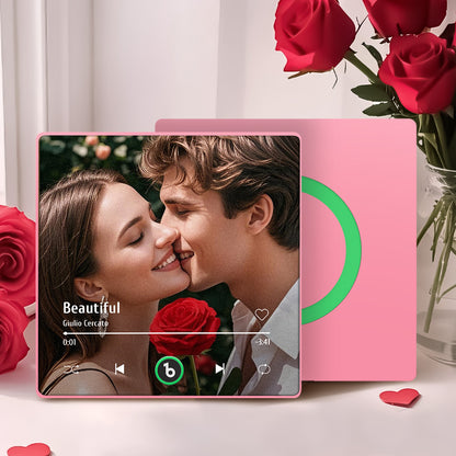 Custom Music Fridge Magnet New 4.0 Upgrade Colorful Frame Album Fridge Magnet Music Wall Photo Sticker Music Movement That Can Be Played Valentine's Day Gift