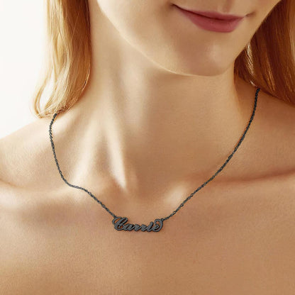 Soufeel Gold "Carrie" Style Name Necklace Gifts For Her