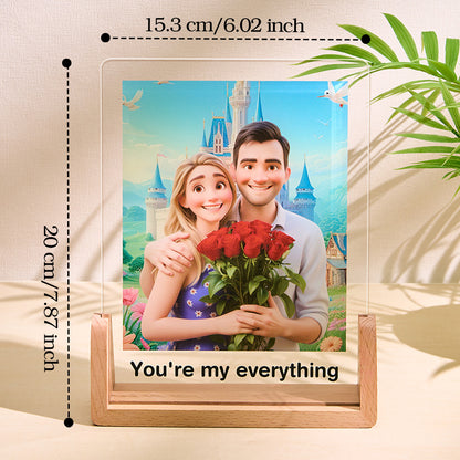 Custom Portrait Photos Cartoon Couple Portrait Cartoon Portrait Family Portrait Valentine's Day Gifts