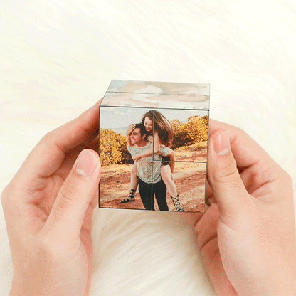 Photo Frame Multiphoto Colorful Rubic's Cube