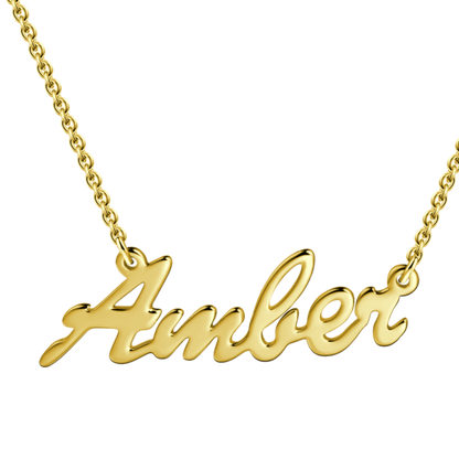 Soufeel Gold "Carrie" Style Name Necklace Gifts For Her