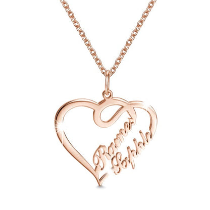 Soufeel Gold "Carrie" Style Name Necklace Gifts For Her