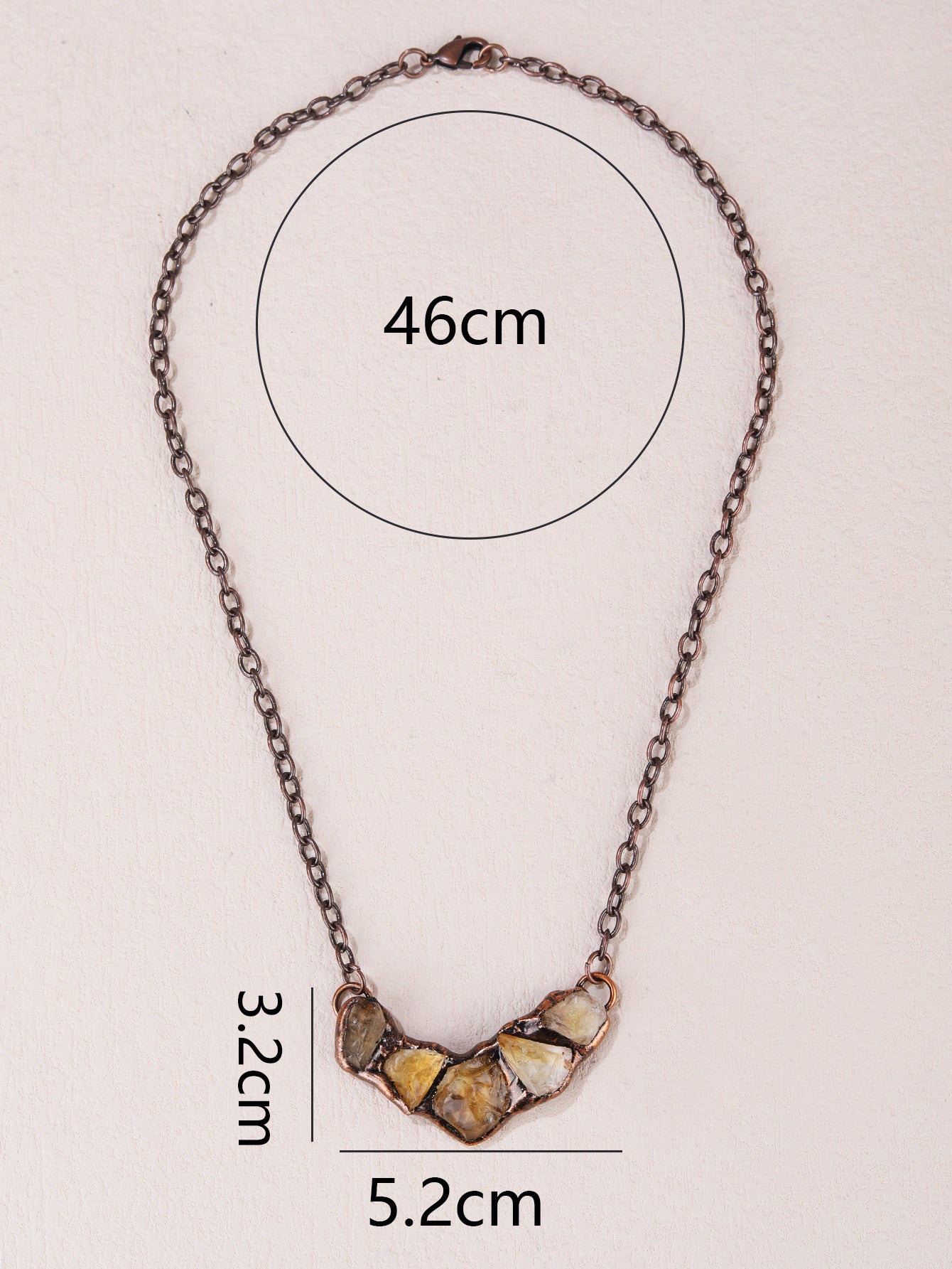 Soul Harmony Raw Crystal Necklace – Handcrafted Energy Pendant for Peace, Clarity & Prosperity