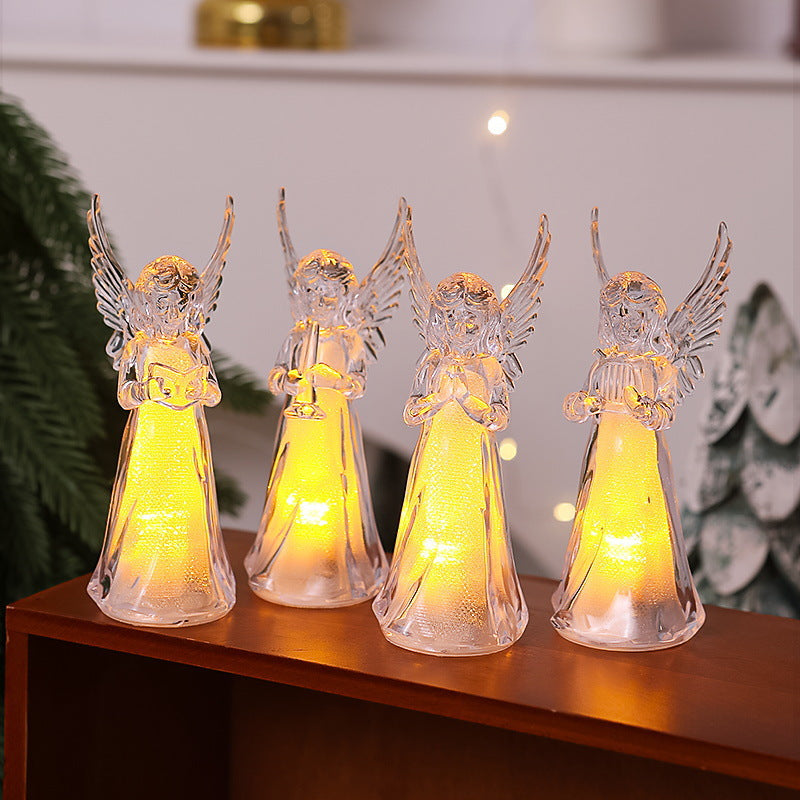 Crystal Angel Light – Luminous Guardian Decor