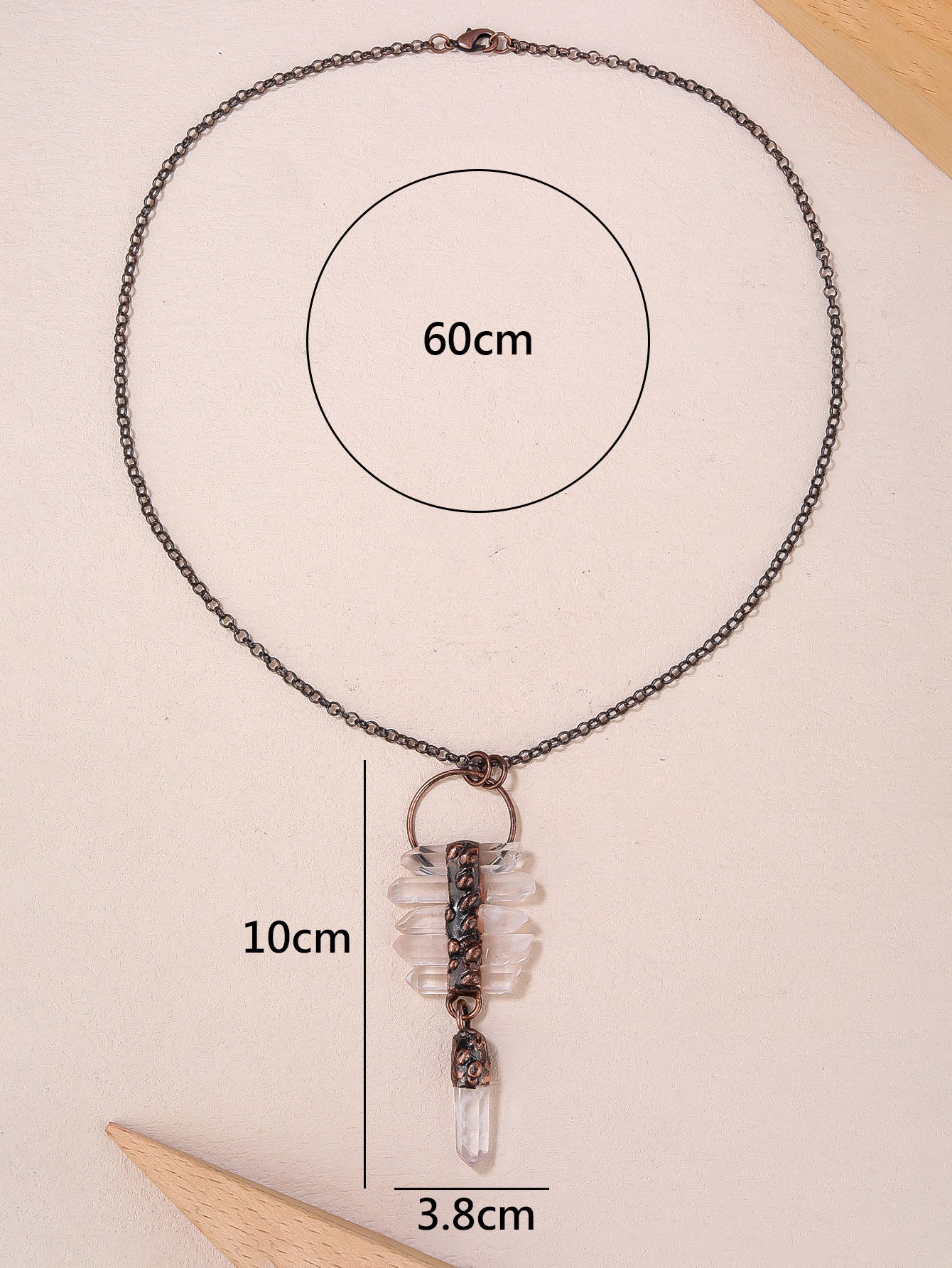 Guardian Spirit Raw Crystal Necklace – Ancient Symbol of Protection & Freedom