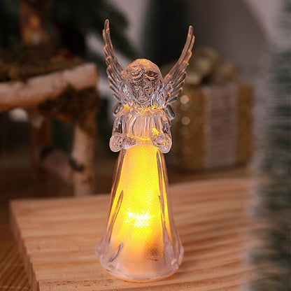 Crystal Angel Light – Luminous Guardian Decor