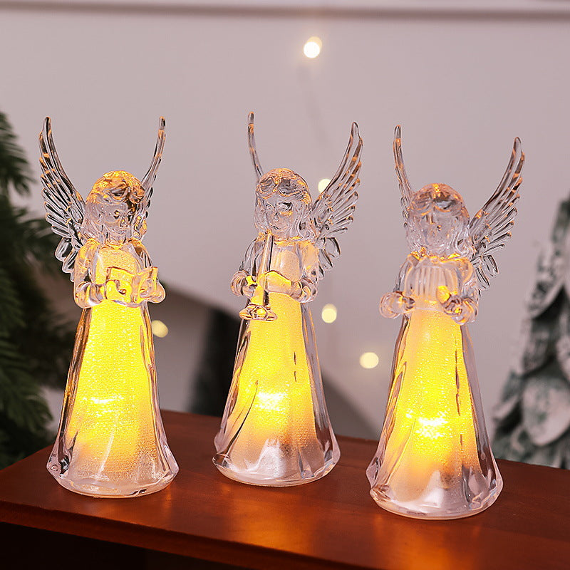 Crystal Angel Light – Luminous Guardian Decor