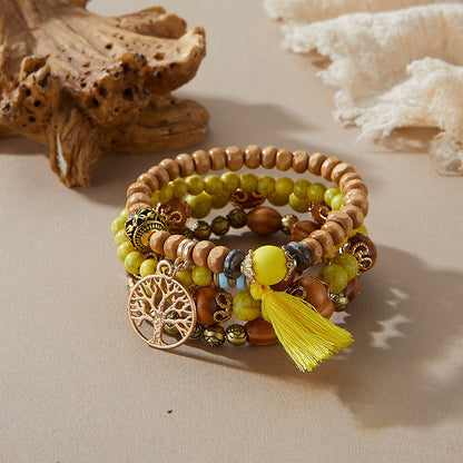 Tree of Life Energy Beaded Bracelet Set