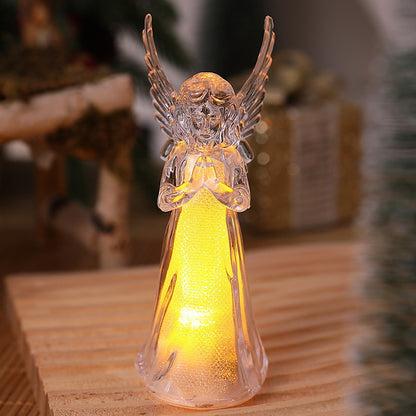 Crystal Angel Light – Luminous Guardian Decor