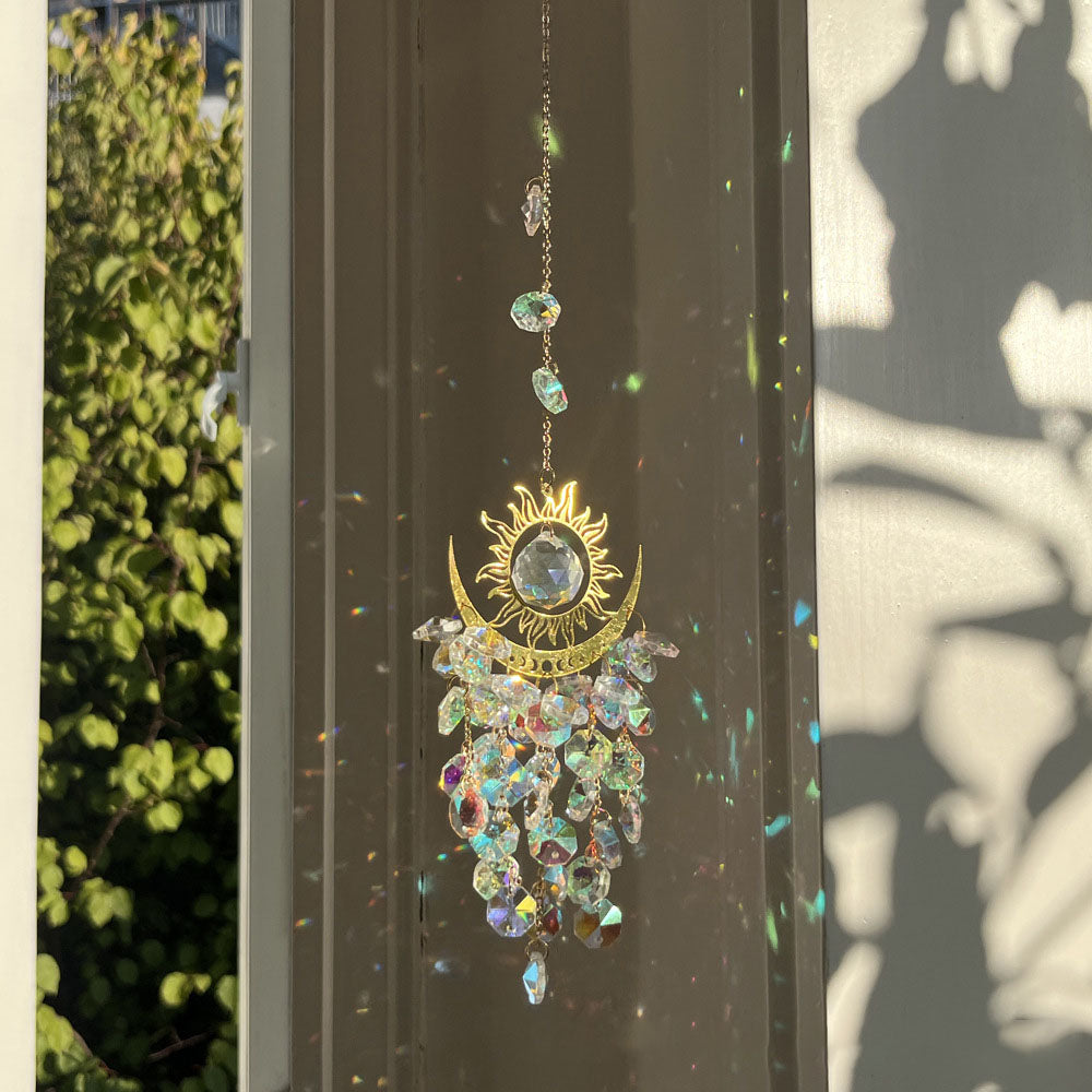 Celestial Glow Crystal Suncatcher