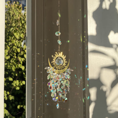 Celestial Glow Crystal Suncatcher