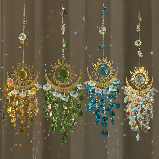 Celestial Glow Crystal Suncatcher