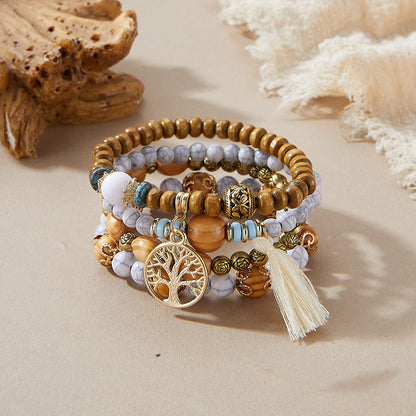 Tree of Life Energy Beaded Bracelet Set