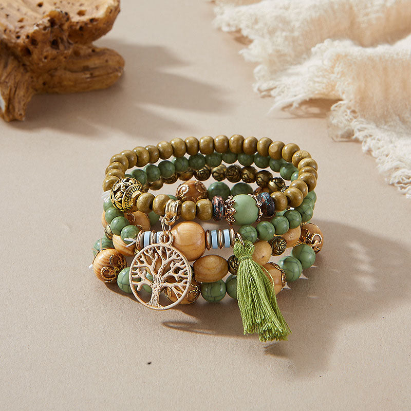 Tree of Life Energy Beaded Bracelet Set