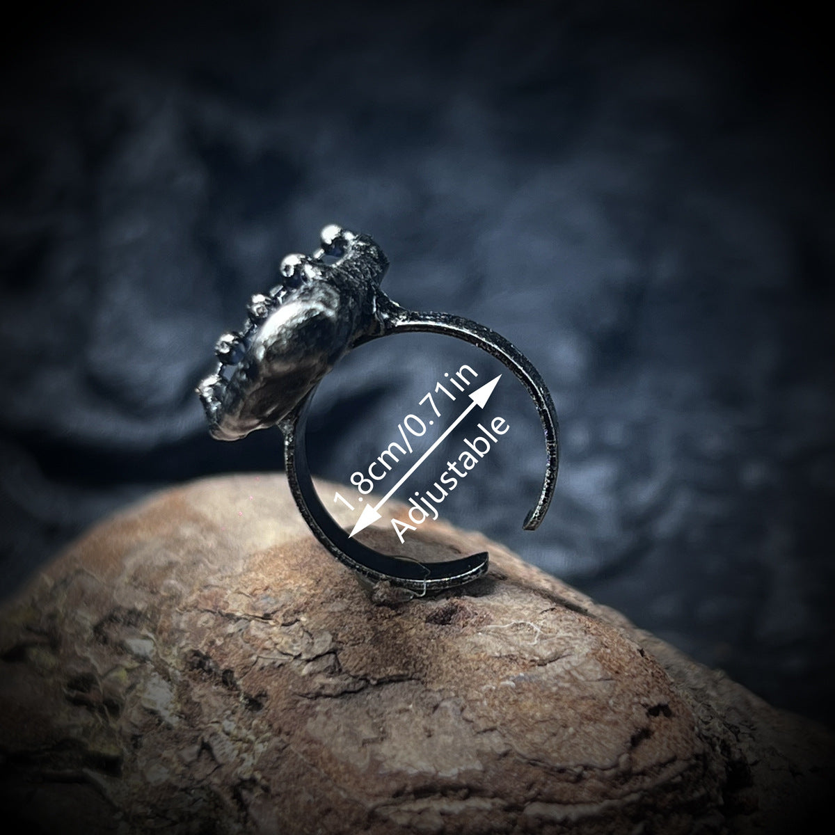 Fortune Flow Raw Kyanite Ring – Handmade Crystal Ring for Luck, Wealth & Positive Energy