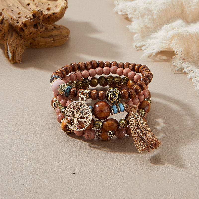 Tree of Life Energy Beaded Bracelet Set