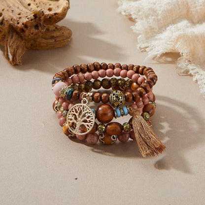 Tree of Life Energy Beaded Bracelet Set