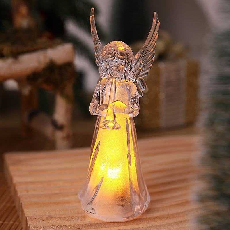 Crystal Angel Light – Luminous Guardian Decor