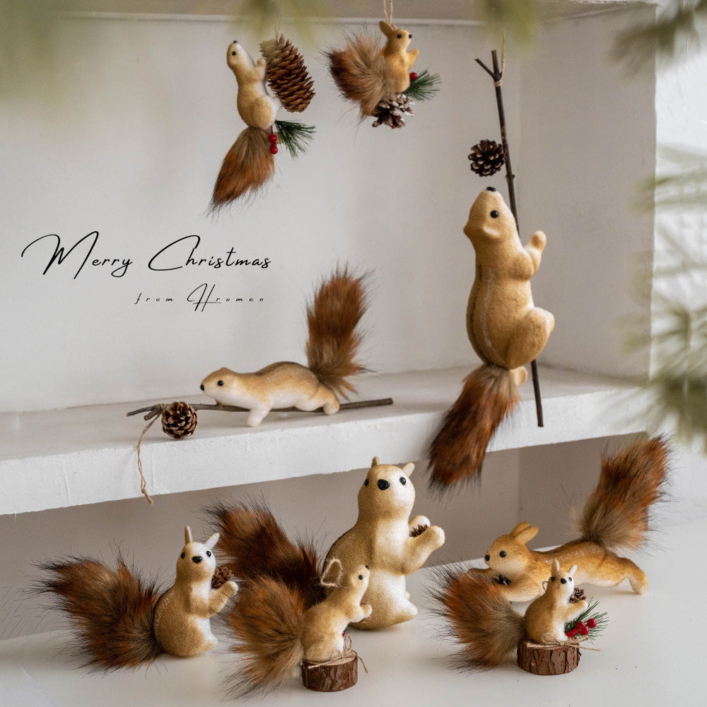 Christmas Squirrel Ornaments – Realistic Holiday Tree & Home Decor