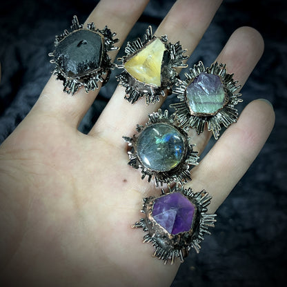 Celestial Energy Rings – The Five Stones of Fortune