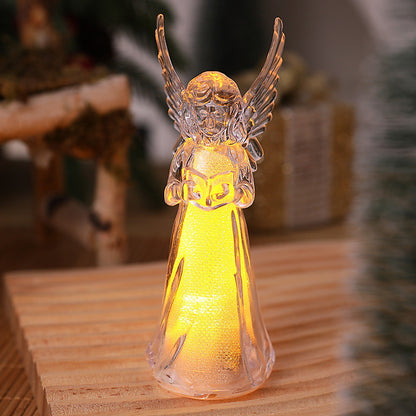 Crystal Angel Light – Luminous Guardian Decor