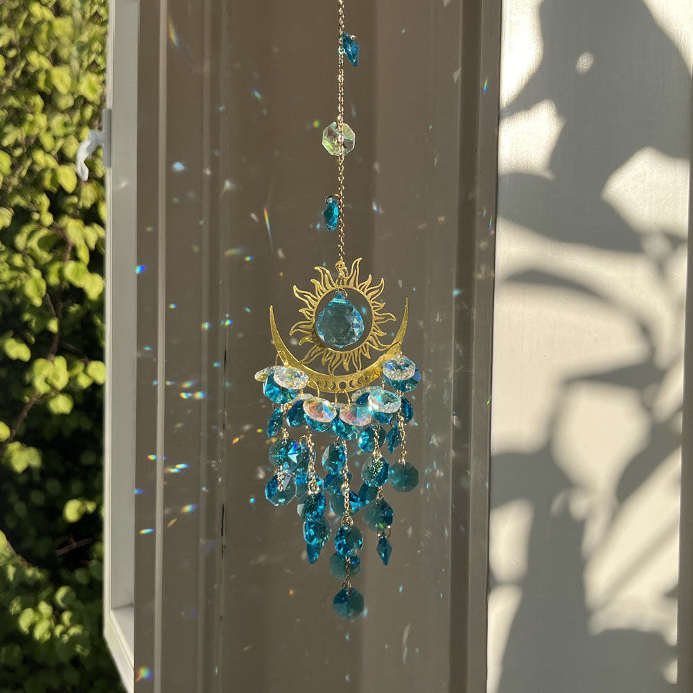 Celestial Glow Crystal Suncatcher