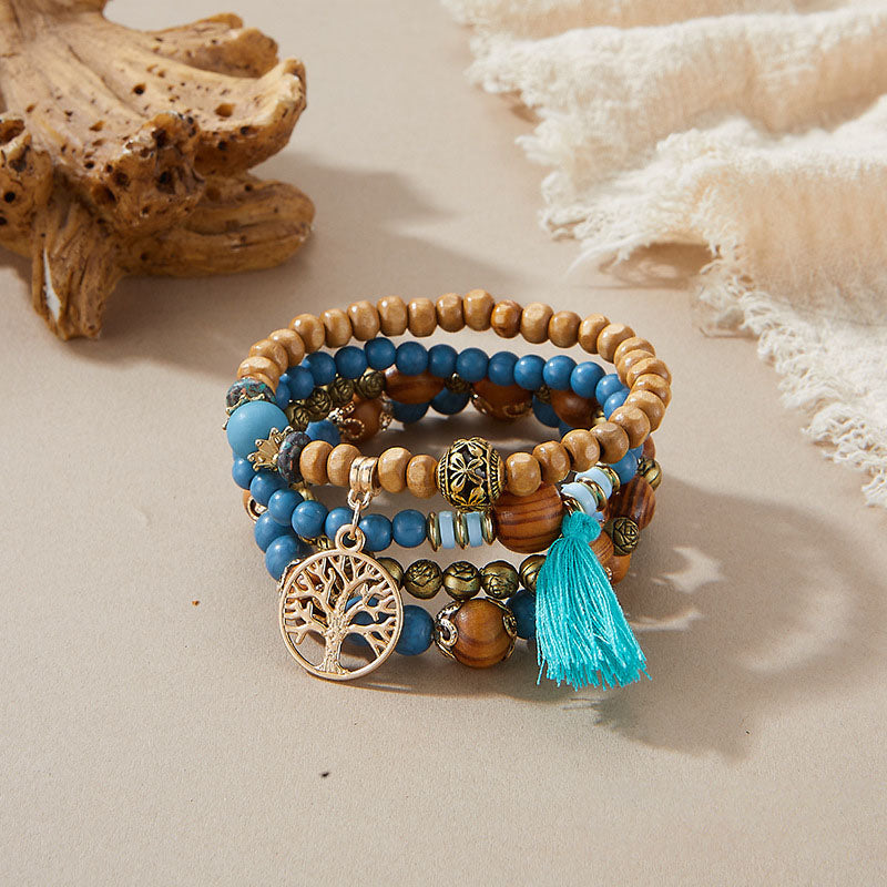 Tree of Life Energy Beaded Bracelet Set
