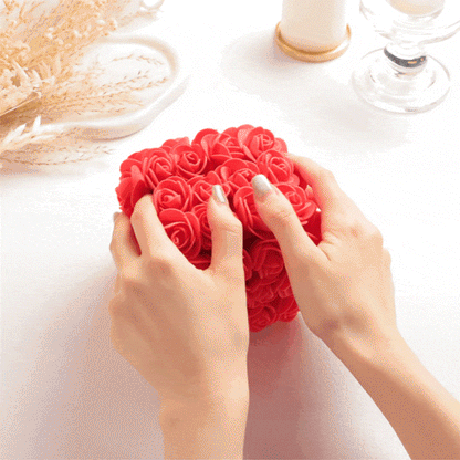 Rose Bouquet Liftable Rose Shaped Jewelry Box Romantic Gift Box