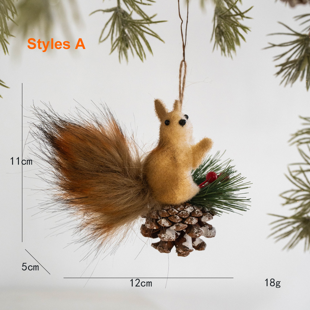 Christmas Squirrel Ornaments – Realistic Holiday Tree & Home Decor