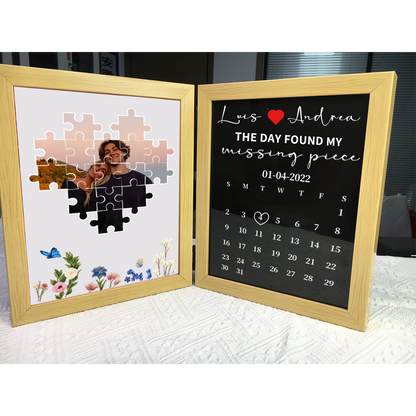 Custom Photo Frame The Day I Found My Missing Piece Puzzle Photo Frame Couple Gifts