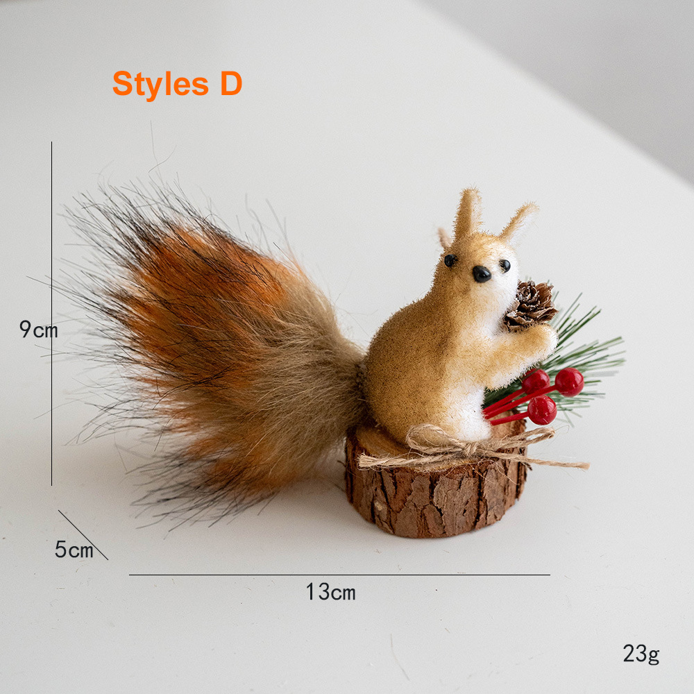 Christmas Squirrel Ornaments – Realistic Holiday Tree & Home Decor