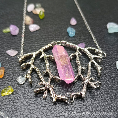 Mystic Tree of Life Crystal Necklace