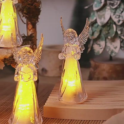 Crystal Angel Light – Luminous Guardian Decor